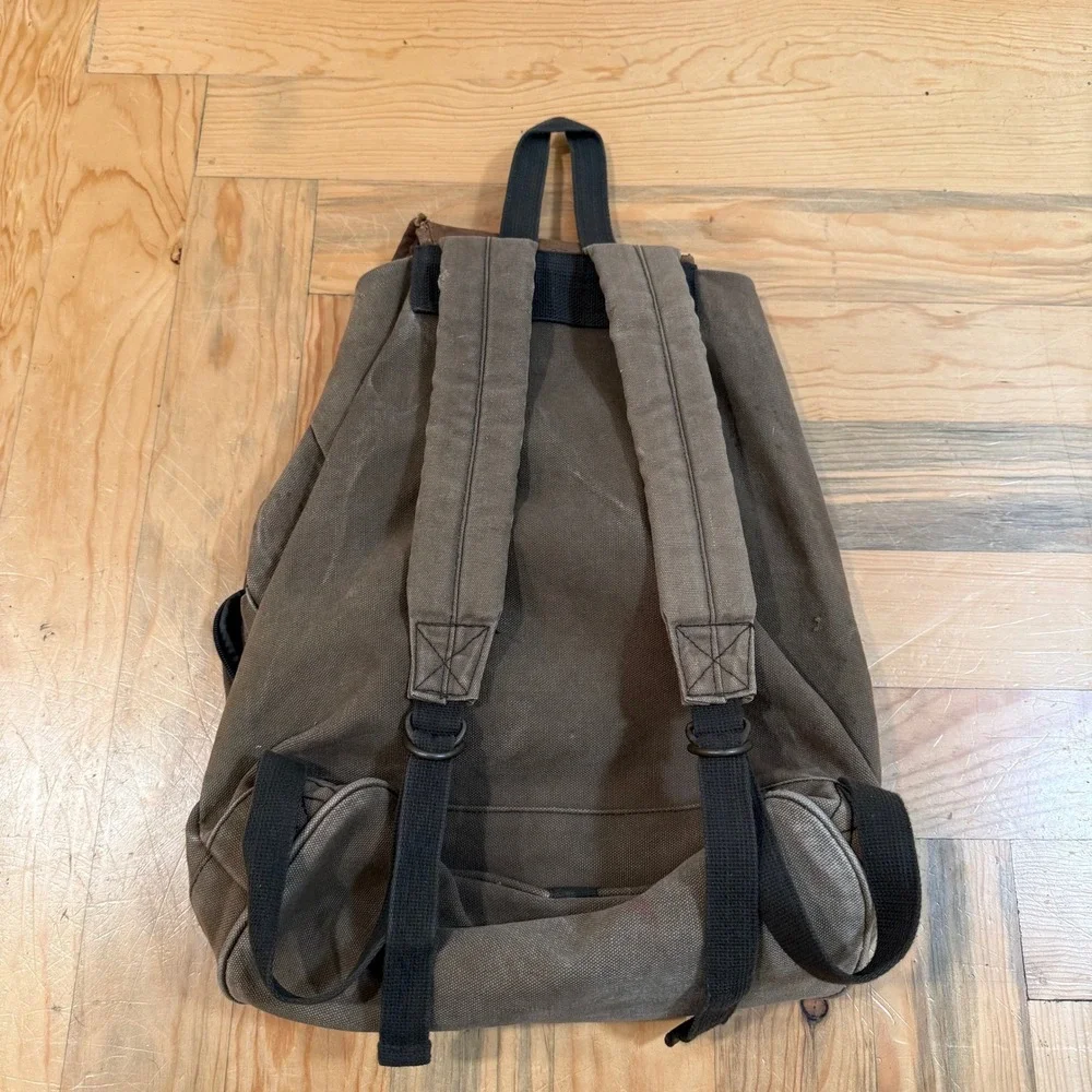 High Sierra x Captain Morgan Private Stock Promotional Leather Canvas Backpack